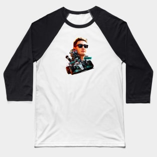 Low Poly George Russell 2022 Baseball T-Shirt